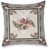 Home of Christmas Christmas decorations grey-brown 45 × 45 cm - Pillowcase