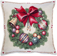 Home of Christmas Christmas wreath 45 × 45 cm - Pillowcase