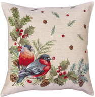 Home of Christmas Winter birds 45 × 45 cm, matt - Pillowcase