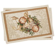 Home of Christmas Golden wreath 35 × 45 cm - Placemat
