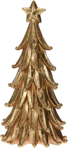 Home Styling Collection, Gold Christmas tree decoration, 28 x 13 cm - Christmas Tree - Main image