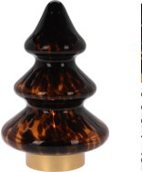 Home Styling Collection, Christmas table lamp, glass tree, 20 cm - Christmas Tree