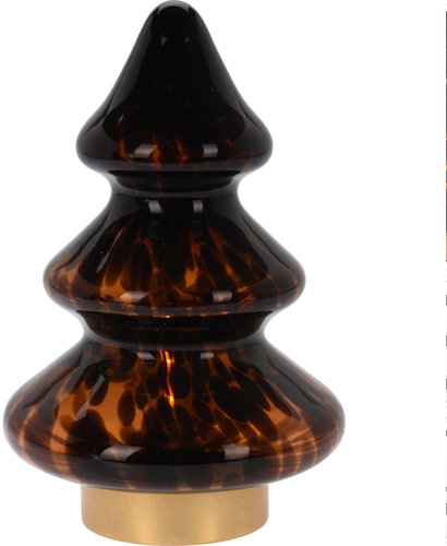 Home Styling Collection, Vánoční stolní lampa, skleněn stromeček, 20 cm - Vánoční stromek - Hlavní obrázek