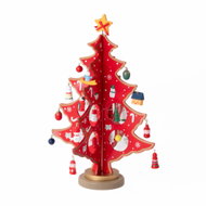 Home Styling Collection, Folding Christmas tree with ornaments, wooden, 26 cm - Christmas Tree