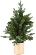 Home Styling Collection, Artificial Christmas tree in gold pot, 60 cm - Christmas Tree