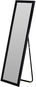 Home Styling Collection Stojací zrcadlo obdélníkové 126 cm, černé - Zrcadlo