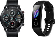 Honor Watch Magic 2, 46mm, Black + Honor Band 5 Meteorite Black - Set