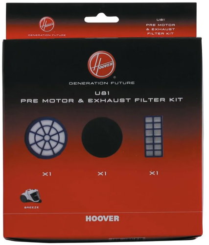 HOOVER U81 Sada předmotorový a výstupní filtr Main image HOOVER U81 Sada předmotorový a výstupní filtr - Vacuum Filter - Main image