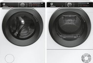 HOOVER HWP4 47AMBC7/1-S + HOOVER NDP4 H7A2TCBEX-S - Washer Dryer Set