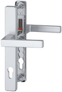 Hoppe Austin 36 mm plate F1 silver /8 mm, PZ92/ door 67-72 mm - Door Fittings