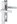 Austin 36 mm plate F9016 white /8 mm, PZ92/ door 67-72 mm