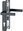 Austin 36 mm plate F9714M black matt /8 mm, PZ92/ door 67-72 mm