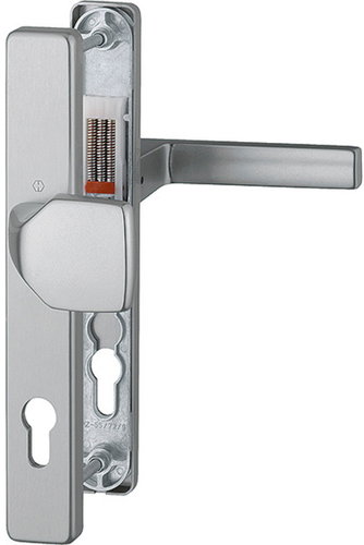 Hoppe Ball/crank Austin 36 mm plate F9 steel /8 mm, PZ92/ door 67-72 mm - Door Fittings - Main image