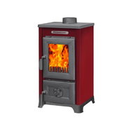 Hosseven Fireplace stove for TP 9008 mini burgundy, 7,09 kW, diameter 130 mm - Wood Stove