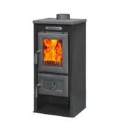 Hosseven Fireplace stove for TP 9008 maxi black, 7,09 kW, diameter 130 mm - Wood Stove