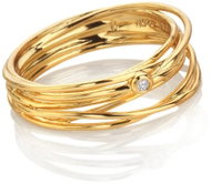 HOT DIAMONDS X GOLDEN EDIT String DR326/XL (Ag 925/1000, 2,75 g) - Ring