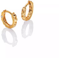 HOT DIAMONDS X GOLDEN EDIT Huggie DE853 (Ag 925/1000; 1,6 g) - Earrings