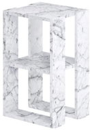Houseland Noční stolek Lonie mramor Carrara - Night Stand