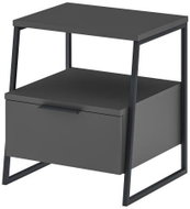 Houseland Noční stolek Pal antracitově šedý - Night Stand