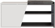 Houseland Shoe rack Fiona anthracite/white - Shoe Rack