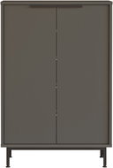 Houseland Lerry anthracite grey shoe rack - Shoe Rack