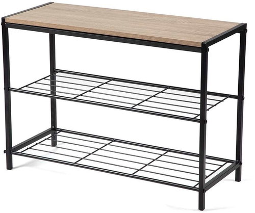 House 5 Agosto light, wood - Shoe Rack - Main image