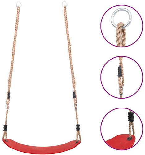vidaXL Swing for children red - Swing - Main image