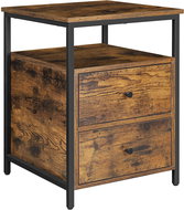 Houseland Vasagle Freja brown/black - Night Stand
