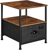 Houseland Vasagle Wery brown-black - Night Stand