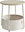 Storage table Vasagle Moris beige