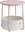 Folding table Vasagle Moris pink