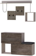 Houseland Holdon dark coffee \ mocha - Hall Set