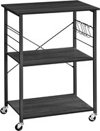 Houseland Kitchen shelf VISCO black - Shelving Unit