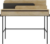 Houseland LEILA natural oak/anthracite - Writing Desk