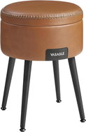 Houseland Vasagle Edgar, storage space, brown - Ottoman