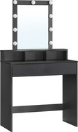 Houseland Velisa 145 cm, black - Dressing Table