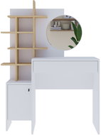 Houseland Dressing table Mup white/natural oak - Dressing Table