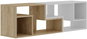 TV Table Houseland Glis sapphire oak/white - TV stolek