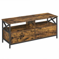 Songmics Vasagle Nuros TV table 120 cm, brown/black - TV Table
