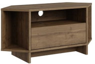 Houseland Viva TV corner table, dark oak - TV Table