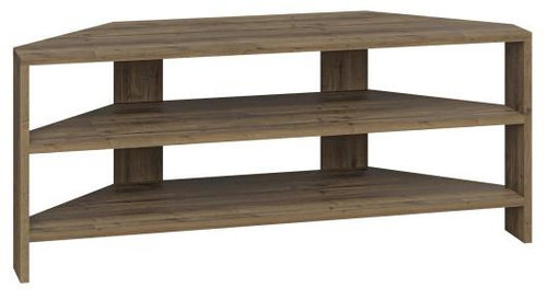 Houseland Thales TV corner table, dark oak - TV Table - Main image