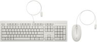 HP 225 Wired Mouse and Keyboard Combo G2, bílá - CZ/SK - Set klávesnice a myši