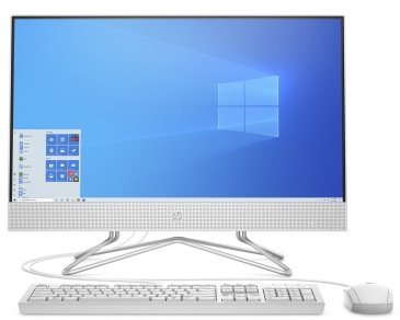 HP 24-df0008nn Touch White - All In One PC - Main image