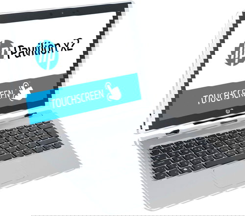 HP Pavilion x2 12-b000nc Natural Silver + dock with keyboard Main image HP Pavilion x2 12-b000nc Natural Silver + dock with keyboard - Tablet PC - Main image