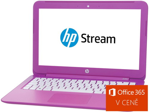 HP Stream 13-c001nc Orchid Magenta - Laptop - Main image