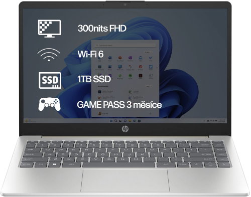 HP 14-ep0044nc Warm Gold - Laptop - Main image