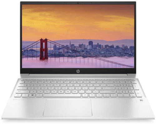 HP Pavilion 15-eh3777nc Natural Silver - Laptop - Main image