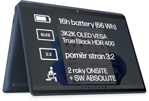 HP Spectre x360 14-ef0900nc Blue - Tablet PC - Main image