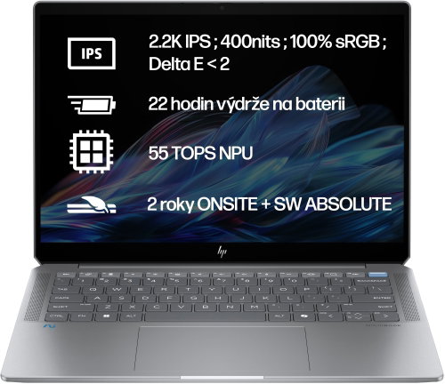 HP OmniBook Ultra 14-fd0011nn Meteor Silver Main image HP OmniBook Ultra 14-fd0011nn Meteor Silver - Laptop - Main image