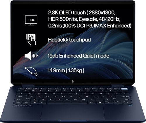 HP OmniBook Ultra Flip 14-fh0355nc Athmospheric Blue Main image HP OmniBook Ultra Flip 14-fh0355nc Athmospheric Blue - Tablet PC - Main image